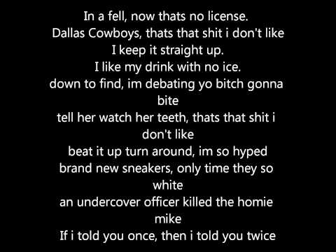 Trigga Don and Chief Keef: I Don't Like (Lyrics On Screen)