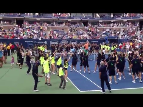 Carly Rae Jepsen Flash Mob "Call Me Maybe" -  Live at  Arthur Ashe Kids' Day