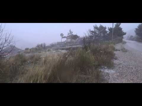 Χιονόπτωση στα Αργυρά Αχαΐας 9/2/2015