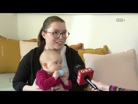 Schwangerschaftsstress beeinträchtigt Baby (O R F Salzburg Heute, 2.2.23)