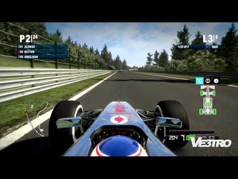 F1 2012 - McLaren Belgium Circuit de Spa-Francorchamps Gameplay