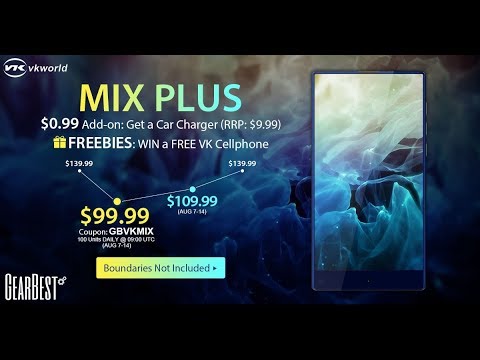 Vkworld Mix plus tri-bezel-less First look