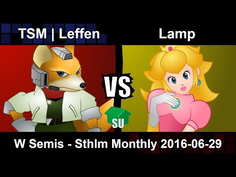 TSM Leffen (Fox) vs Lamp (Peach) - Winners Semis Sthlm Monthly 2016-06-29
