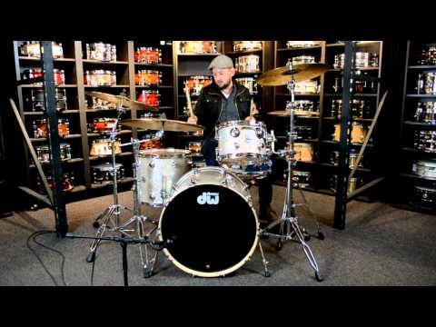 DW Collectors Maple 3pc in Broken Glass Finish Ply