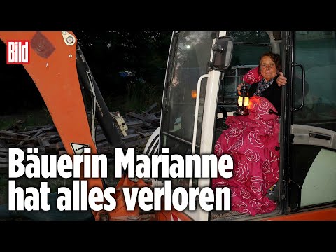 Nach Zwangsräumung muss sie im Bagger schlafen