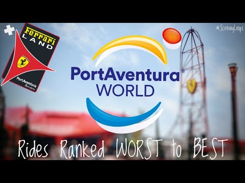 Ranking EVERY PortAventura World Ride from WORST to BEST! (inc. Ferrari Land)