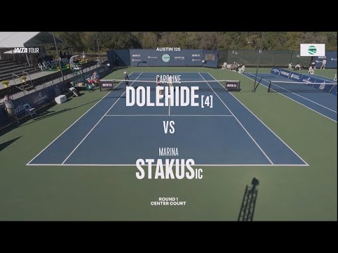 (4) Caroline Dolehide (USA) vs Marina Stakusic (CAN) - Game, Set, Match