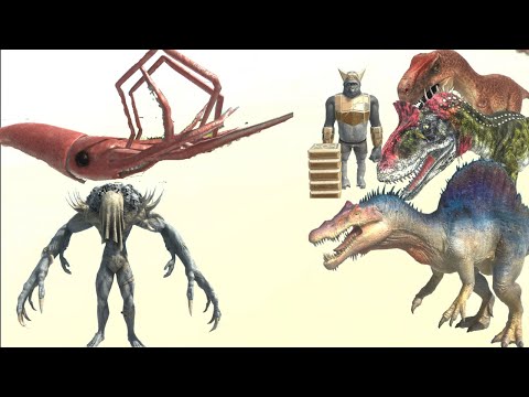 PRIMATES + C. DINOS  CHALLENGE INFERNALS + AQUATICS IN FLAGELO AND COLLOSAL GANGSTER'S CASTLE -ARBS