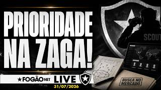 FOGÃONET LIVE: BOTAFOGO PRIORIZA ZAGUEIRO NO MERCADO | ELENCO SE REAPRESENTA