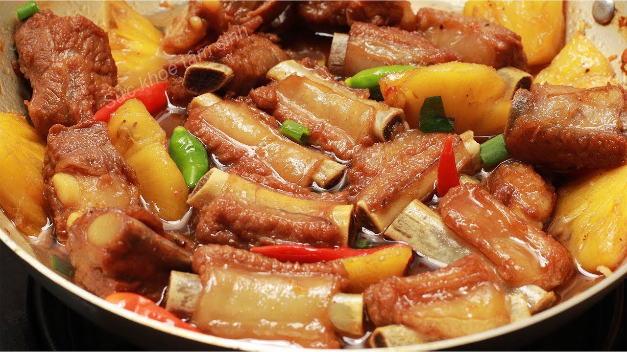 Nấu Canh Sườn Chua