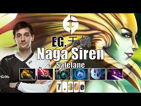 Naga Siren Safelane | EG.Arteezy | RTZ 17 KILLS NAGA CARRY SO BROKEN | 7.30e Gameplay Highlights