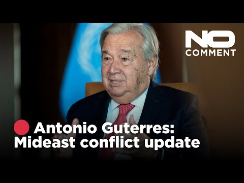 🔴 LIVE: UN Secretary-General Guterres briefs on the Mideast conflict | No Comment