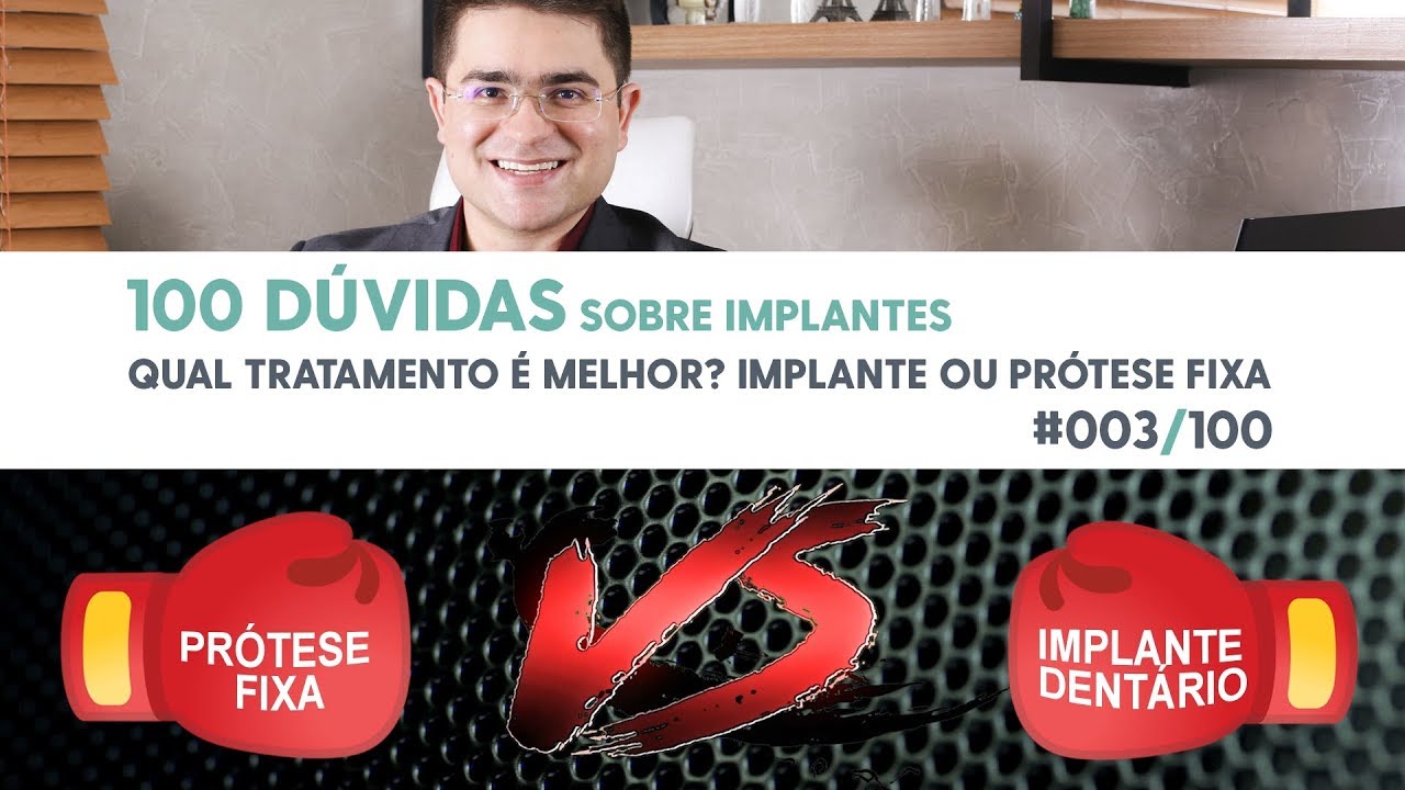Prótese Fixa ou Implante Dentário?