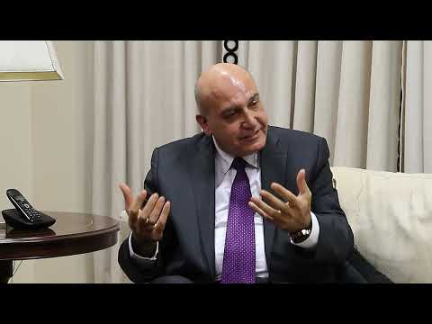 El gobernador Sáenz recibió los saludos protocolares del Embajador de la República Árabe Siria.