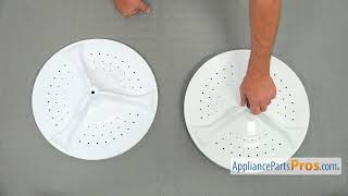 How To: Whirlpool, KitchenAid, Maytag Washer Washplate W10752283