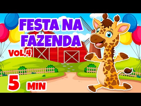 Festa na Fazenda Vol. 4 - Giramille 5 min | Desenho Animado Musical