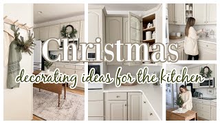 CHRISTMAS KITCHEN DECOR | COZY COTTAGE CHRISTMAS DECORATING IDEAS