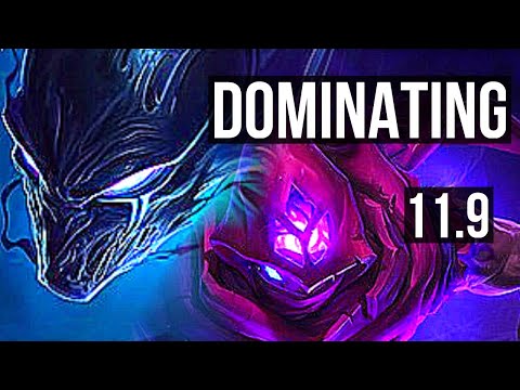 NOCTURNE vs MALZAHAR (MID) | 6/0/1, 1.3M mastery, 400+ games, Dominating | KR Diamond | v11.9