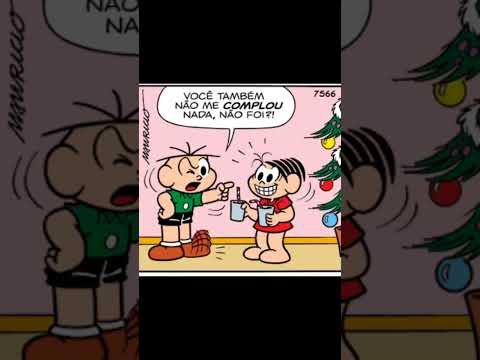 cebolinha e mônica em: NATAL SEM PRESENTES#shorts