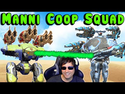 Manni Coop Squad Play! Nodens Support War Robots Gameplay WR