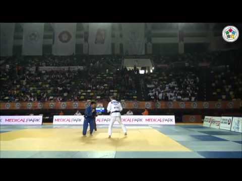Colin OATES (GBR) Vs Altansukh DOVDON (MGL) - Judo Grand Prix Samsun 2014 [-66kg]