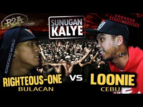 SUNUGAN KALYE - LOONIE vs RIGHTEOUS ONE (promo battle)