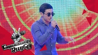 Mnats Khanagyan sings &#39;Hit the Road Jack&#39; - Blind Auditions - The Voice of Armenia - Season 4