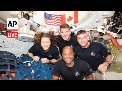 Video Thumbnail: LIVE: Artemis II crew speaks from the Orion capsule as they head to Earth