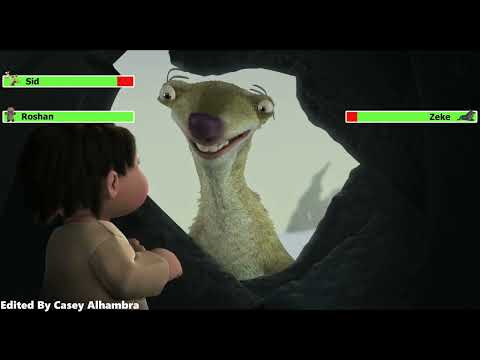 Sid & Roshan vs. Zeke with healthbars