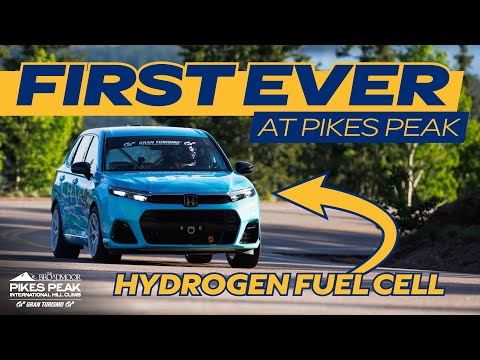 Dai Yoshihara Pilots the First Ever Hydrogen-Powered Car at Pikes Peak - The 2025 Honda CRV e:FCEV