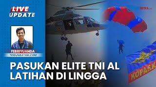 3 Pasukan Elite TNI AL Latihan Tempur Tunjukkan Aksi Serbu Wilayah Musuh di Pantai Todak Kepri