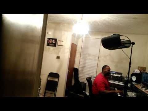 Big Mike Pugh @ home practicing talkbox