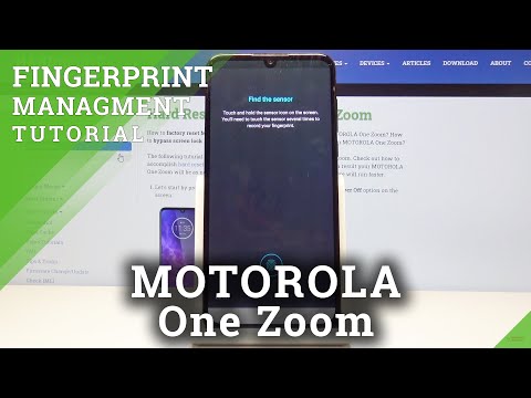 How to Add Fingerprint in MOTOROLA One Zoom – Set Fingerprint Lock