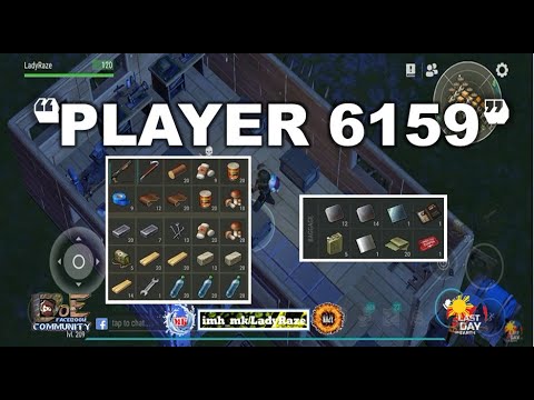 "PLAYER 6159" using small box to block - Last Day On Earth: Survival