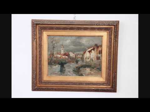 DIPINTO ANTICO - Eugenio Gignous (1850 -1906)