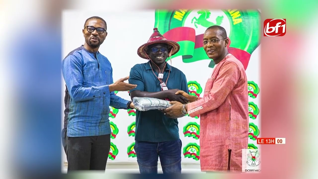 Entrepreneuriat : le DG de BF1 présente le projet "Pépites d'entreprises" au Ministre Serge PODA