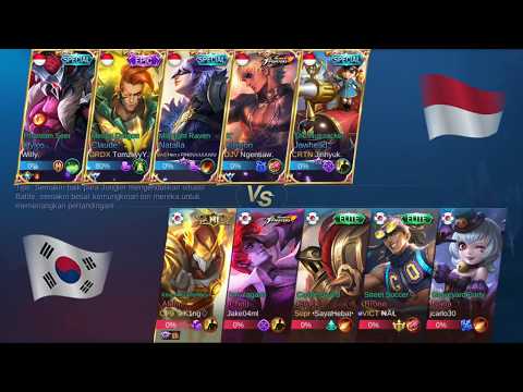 Full Game Indonesia VS Korea National Arena Contest Mobile Legends
