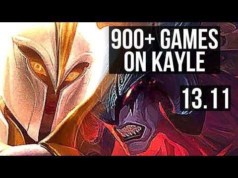 KAYLE vs AATROX (TOP) | 3.3M mastery, 900+ games, 5/1/2 | KR Master | 13.11