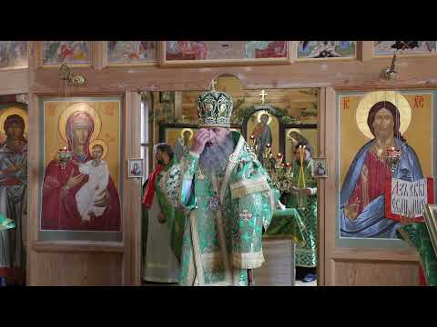 Митрополит Даниил совершил Литургию в Георгиевском храме посёлка Увал