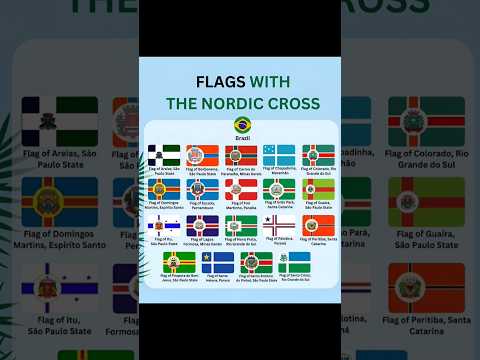 Brazilian Flags With the Nordic Cross 🇧🇷➕ | Unique City Flags