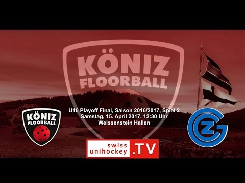 U16 Playoff Final Saison 2016/2017 Spiel 2 Floorball Köniz vs. Grasshoper Club Zürich