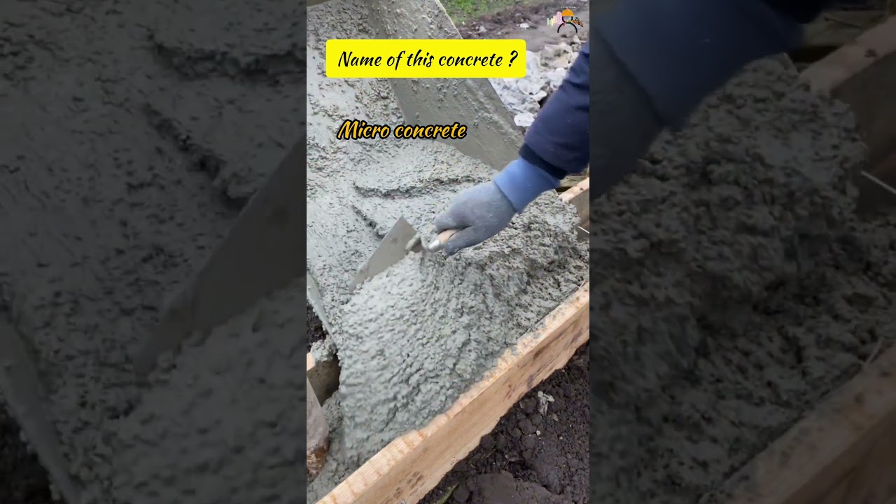 what is micro concrete, concrete pouring #construction #civilengineering #deepfoundation