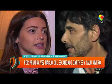Sebastián Estevanéz habló por primera vez del escándalo entre Juan Dathés y Calu Rivero