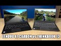 Lenovo Thinkpad X1 Carbon vs Thinkbook 13