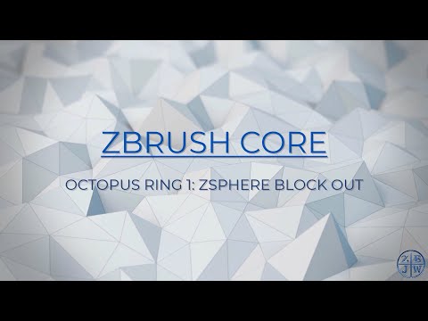 ZBrushCore Dumbo Octopus Ring | Part 1 - ZSphere Block Out | Full Tutorial