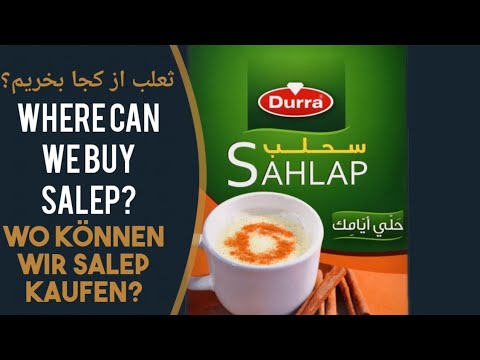 Where can we buy Salep for saffron ice cream?