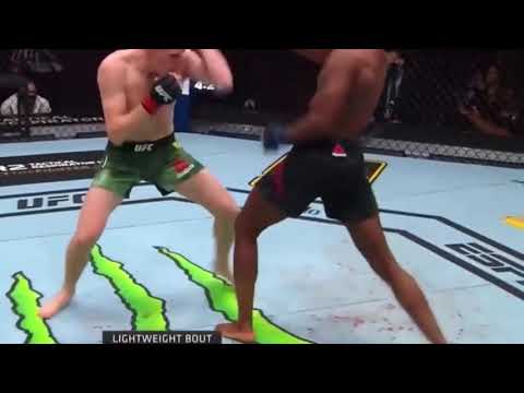 When an mma fighters legs are jelly