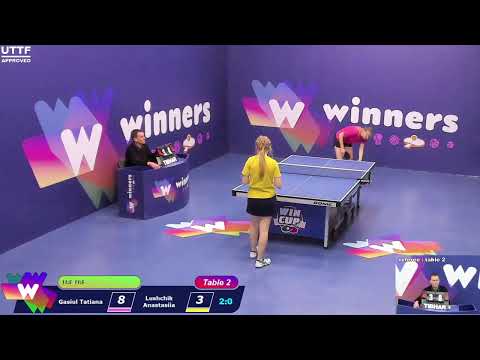 WINners CUP table 2  06.02   Gasiul Tatiana - Lushchik Anastasiia 16:30
