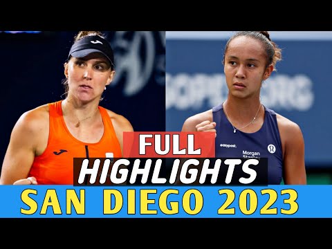 Leylah Fernandez vs Haddad Maia Wta San Diego 2023 Round 1 - Full Match Highlights