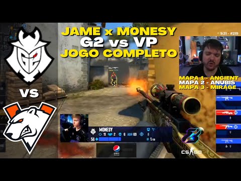 G2 vs VP - JOGO COMPLETO (Todos os Mapas) Gamers8 2023